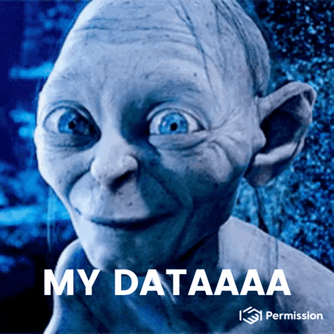 Gollum says My Data