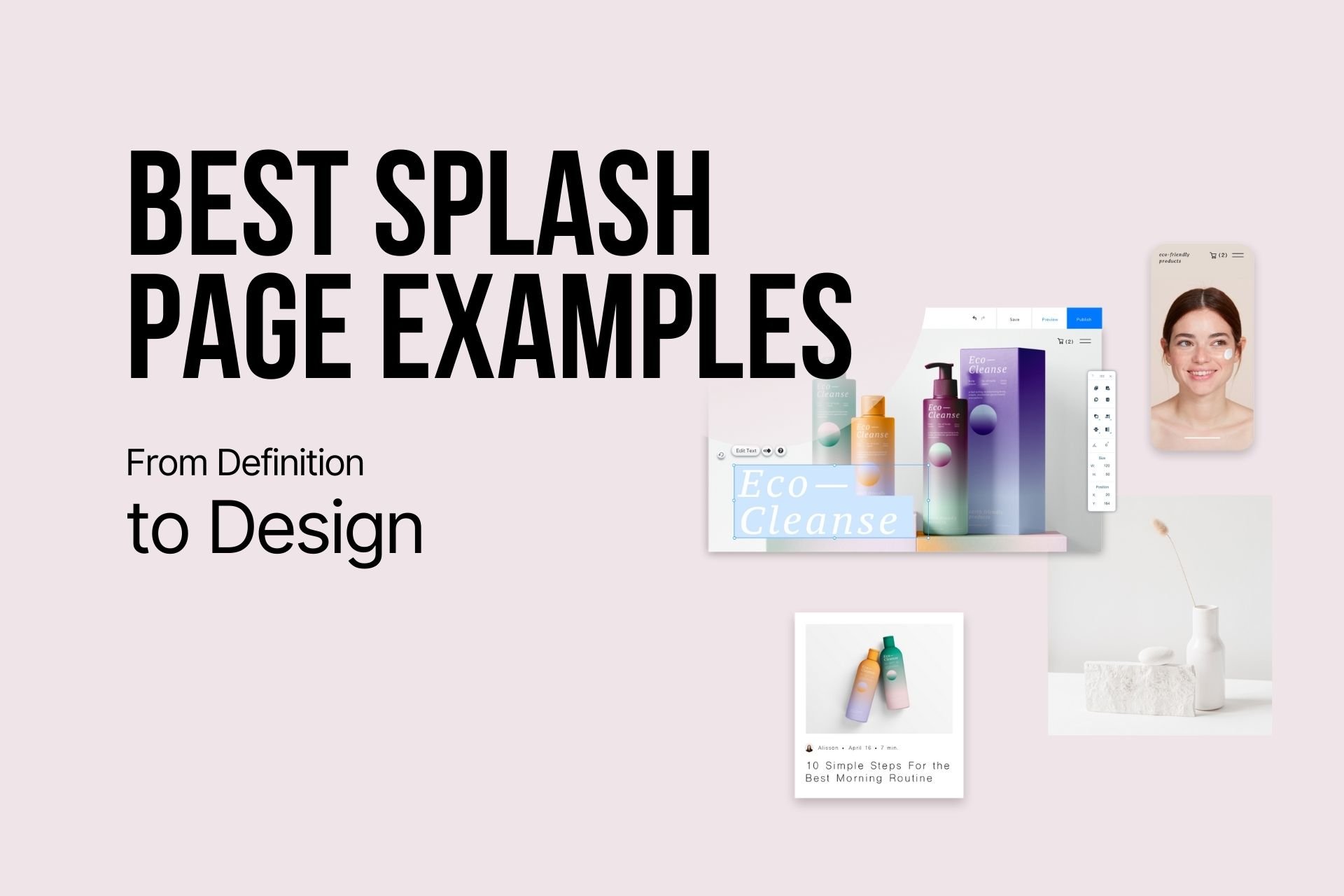 best splash page examples