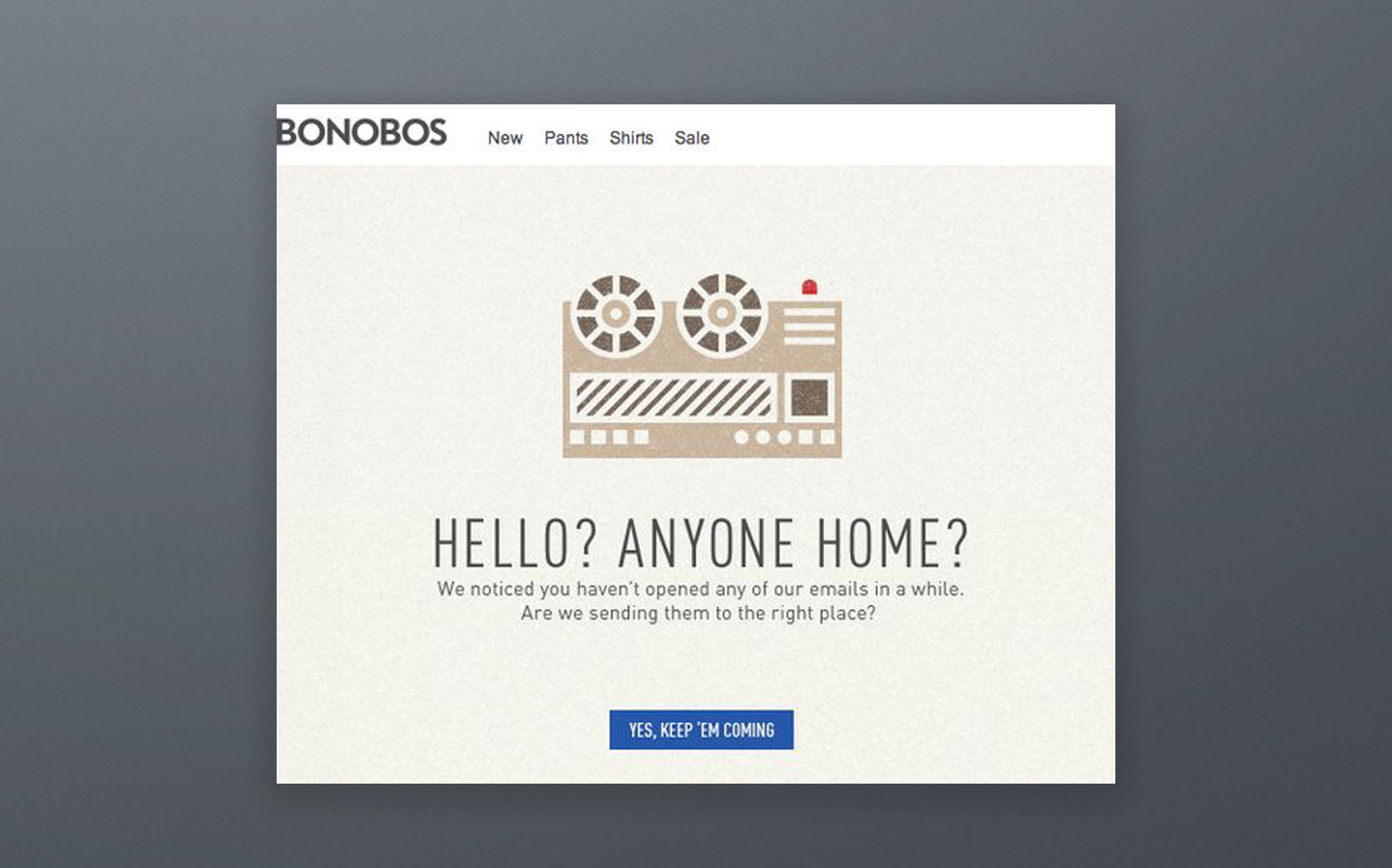 Bonobos Email Campaign