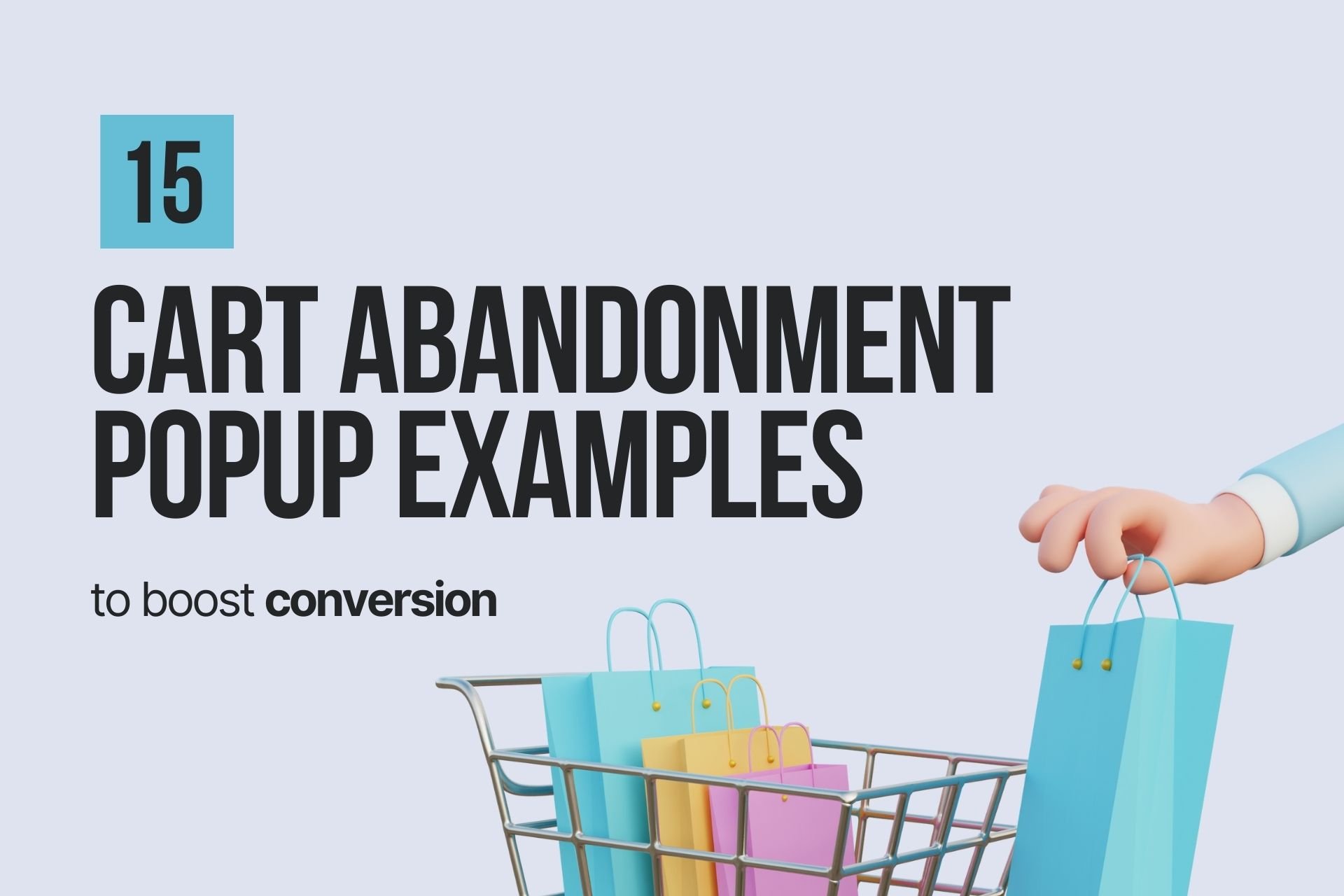 cart abandonment popup examples