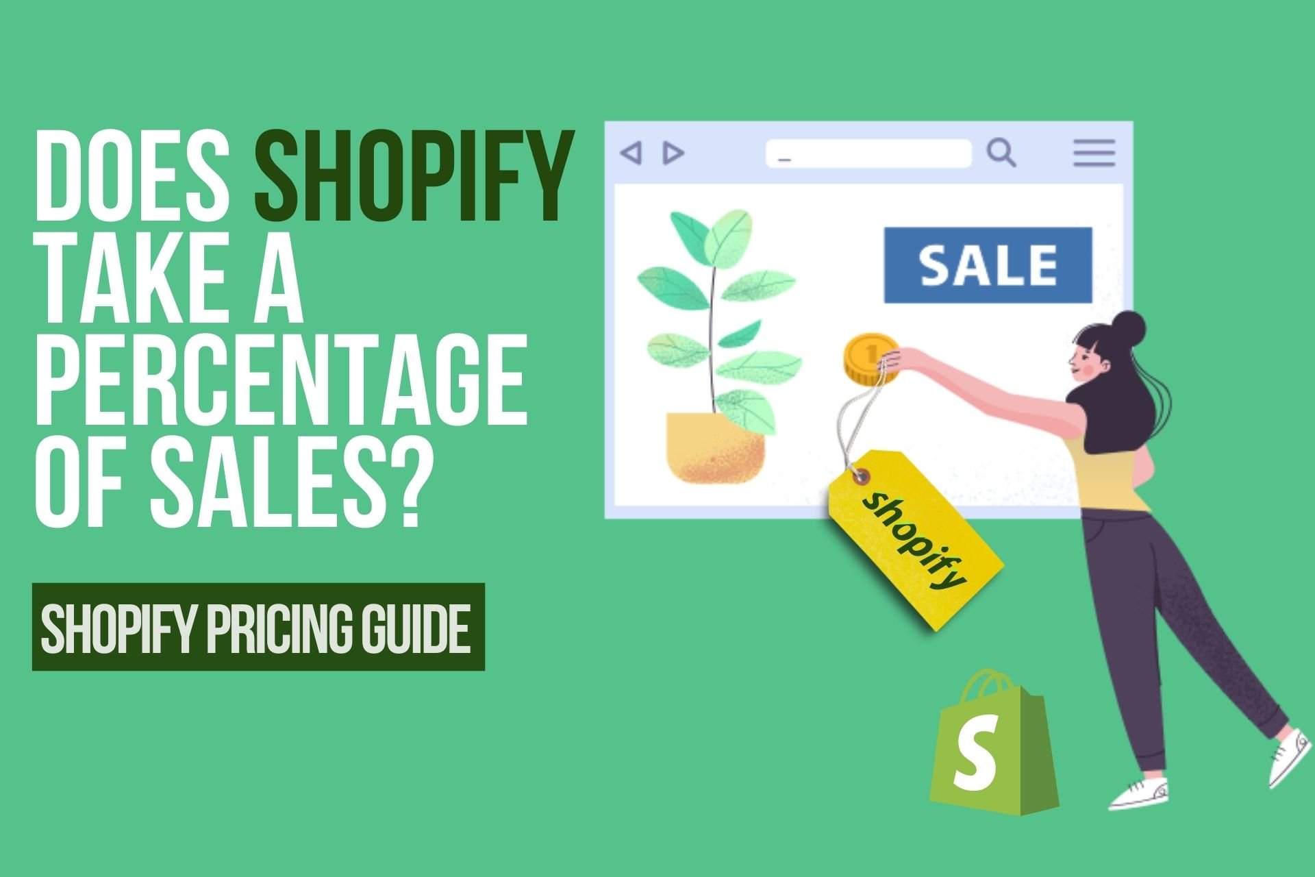 does shopify take a percentage of sales