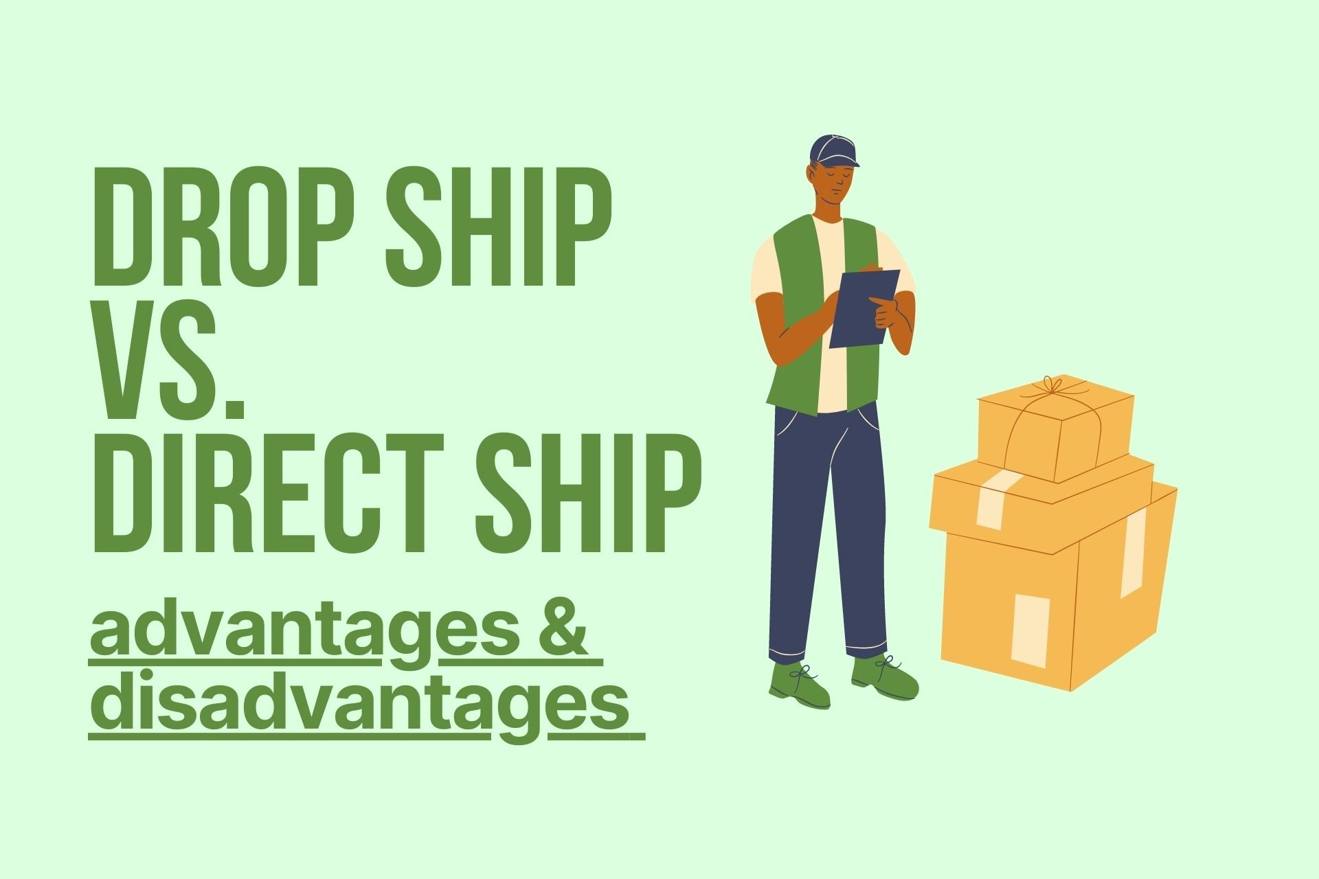 drop ship vs direct ship