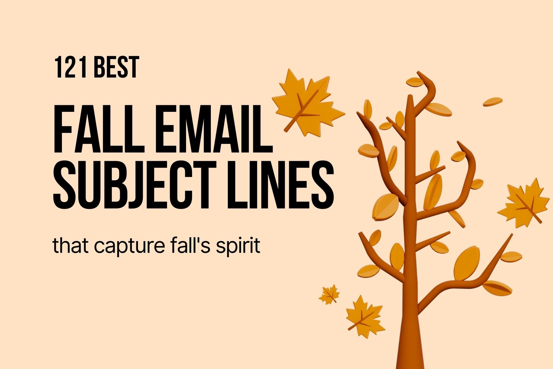 fall email subject lines