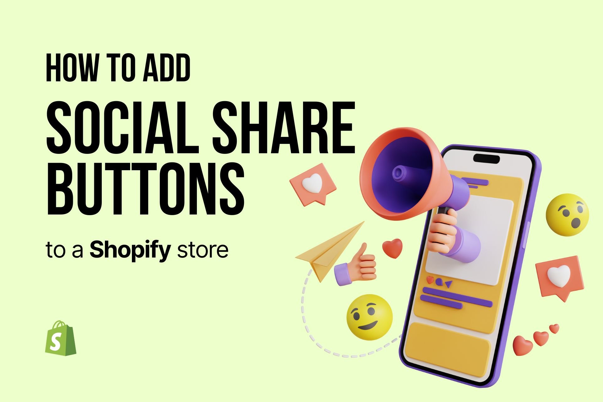 how to add social share buttons to shopify