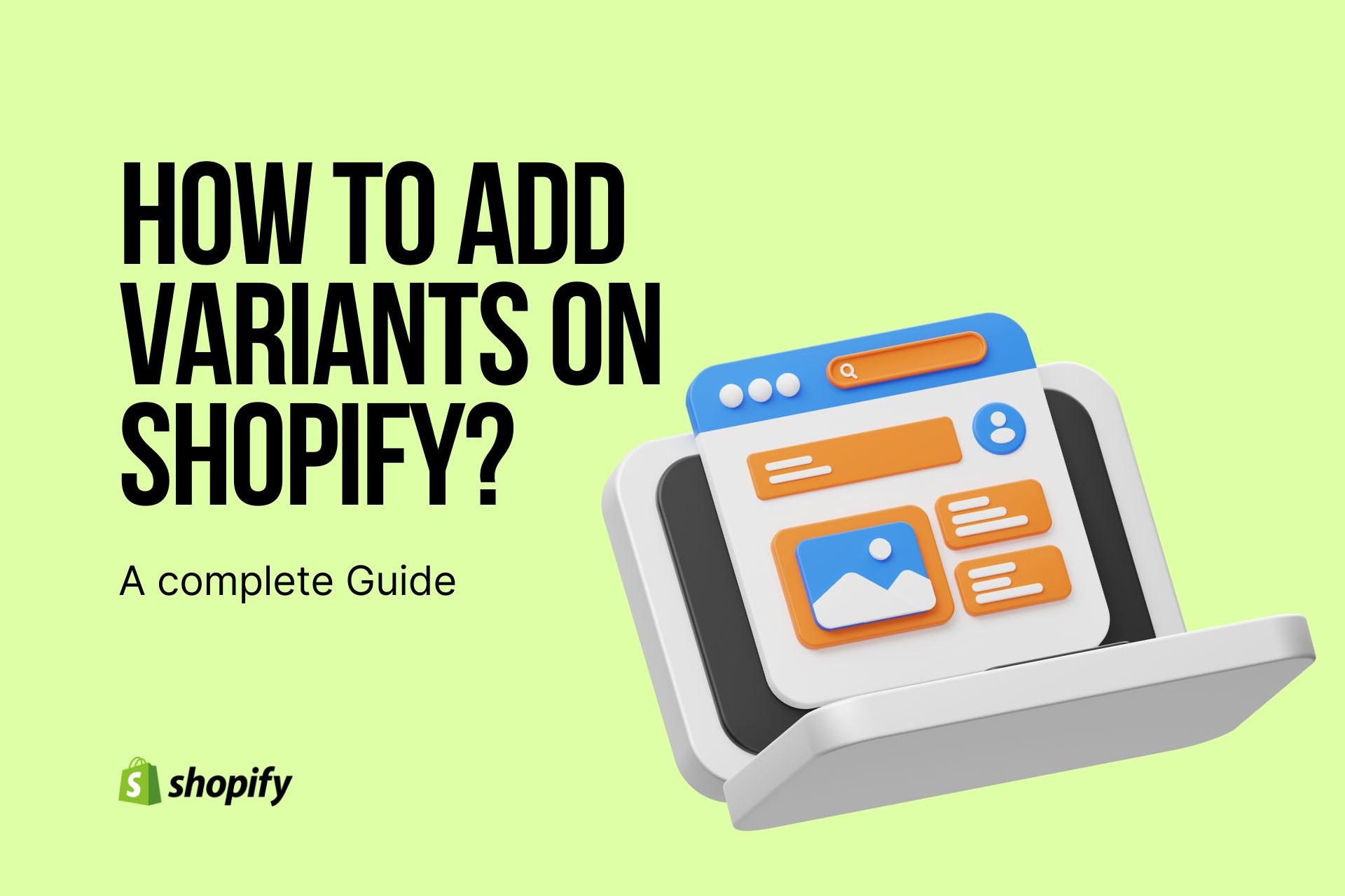 how to add variants in shopify