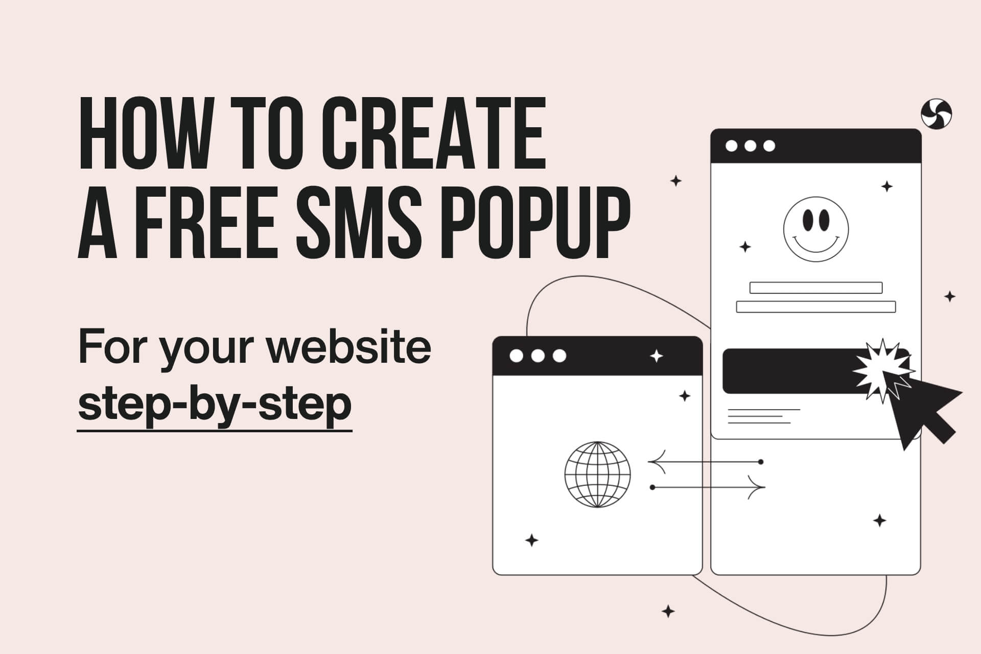 how to create an sms popup
