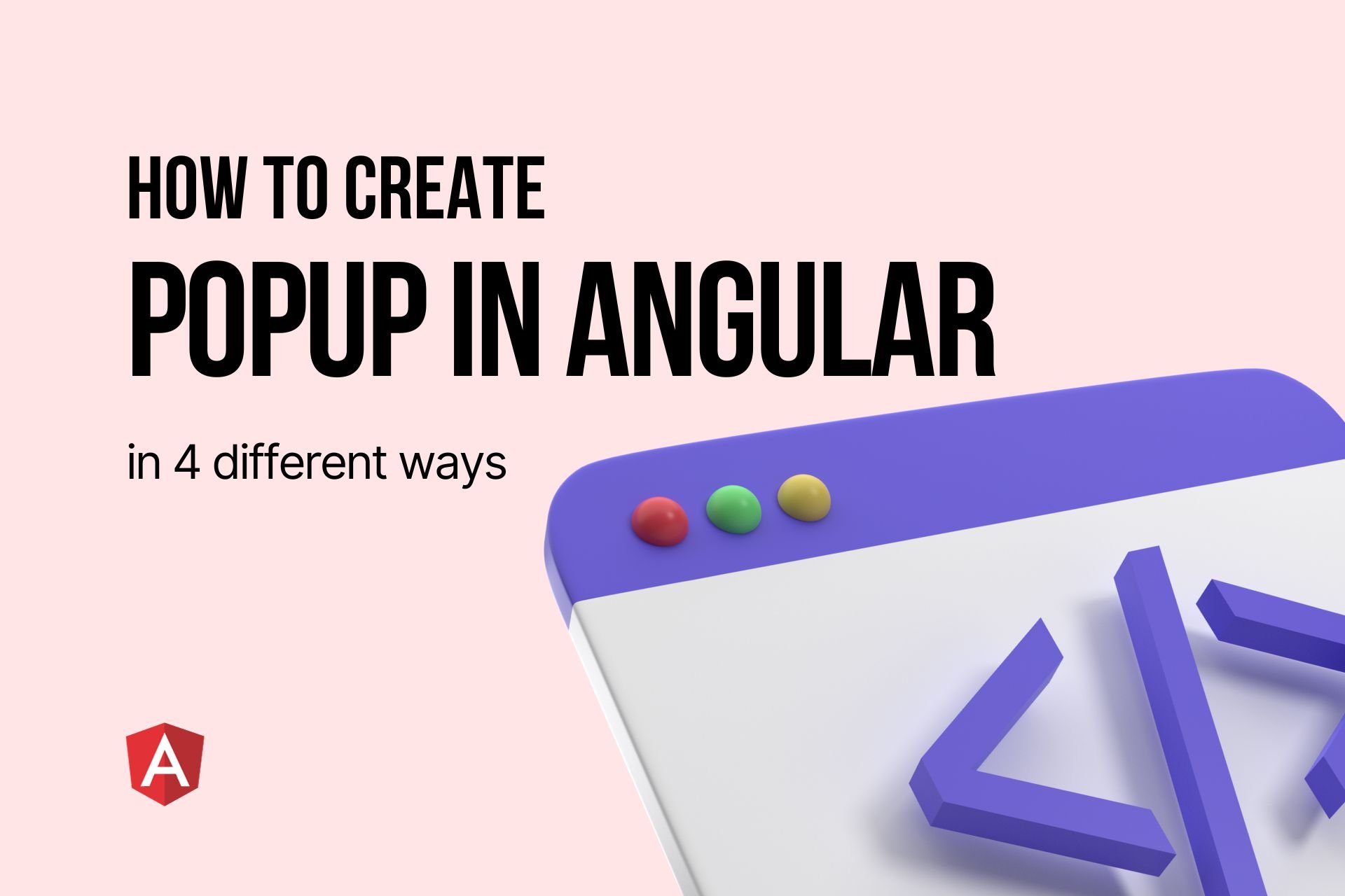 how to create popup in angular