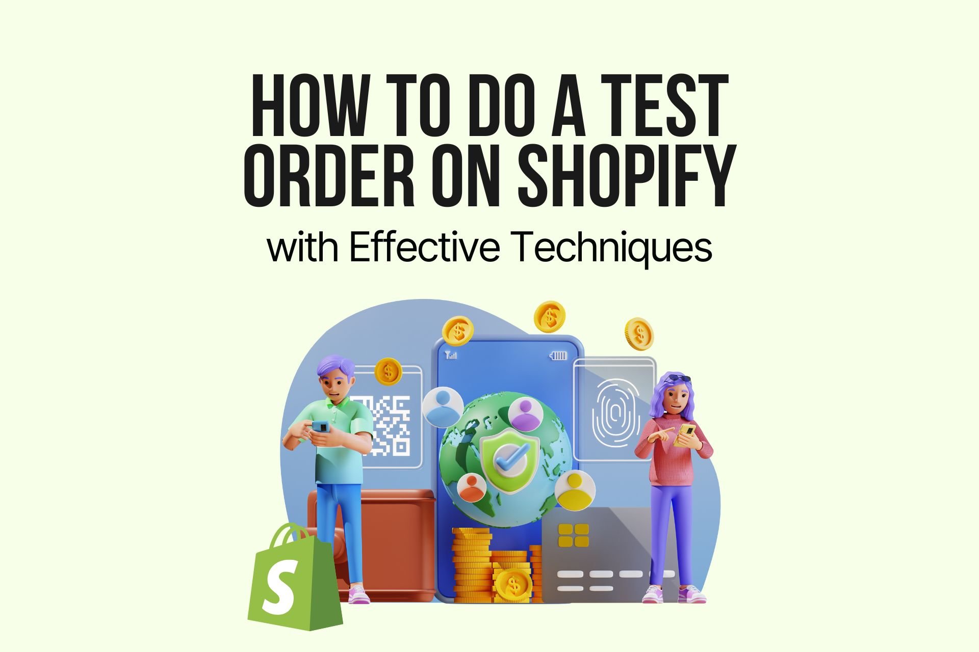 how to do a test order on shopify