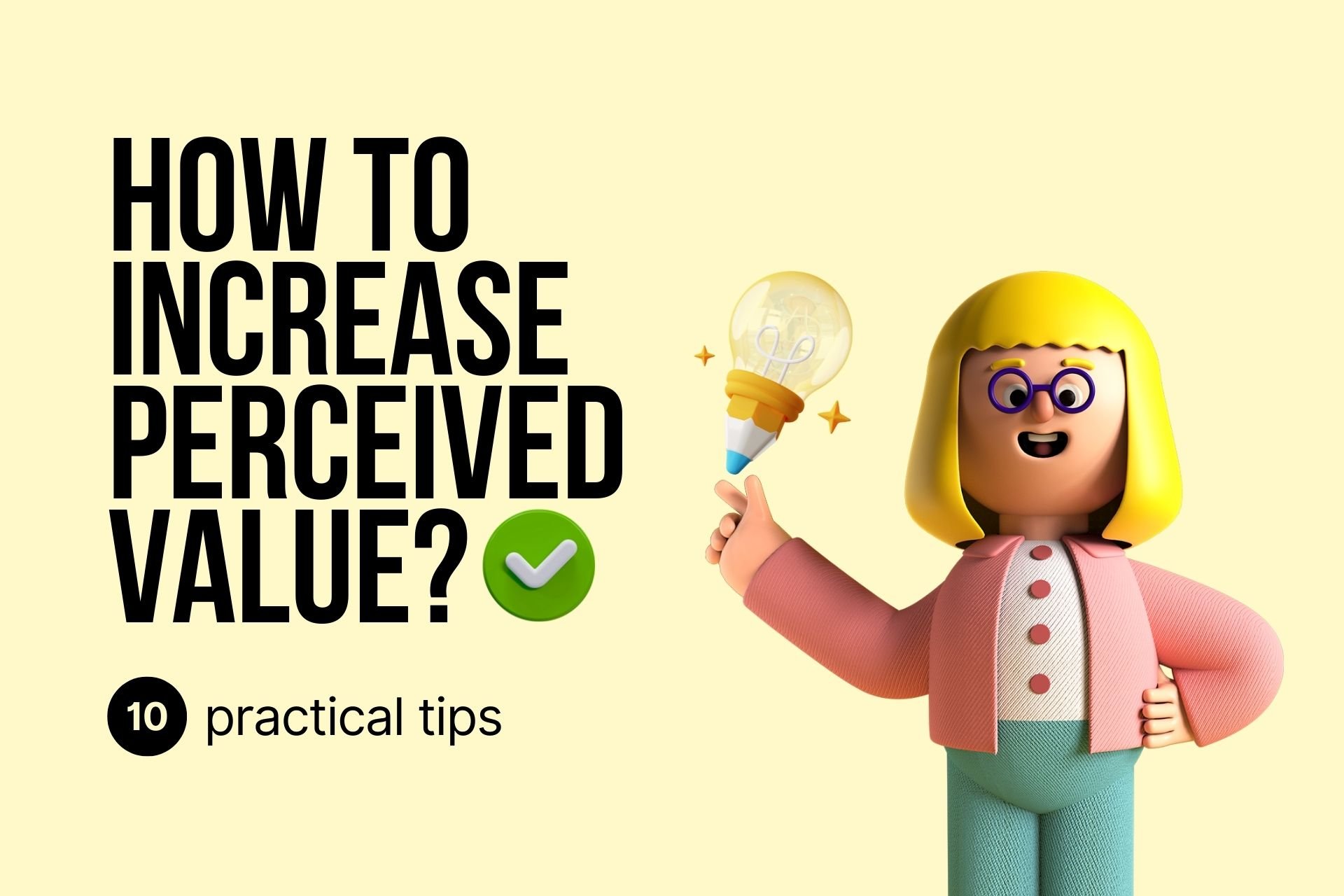how to increase perceived value