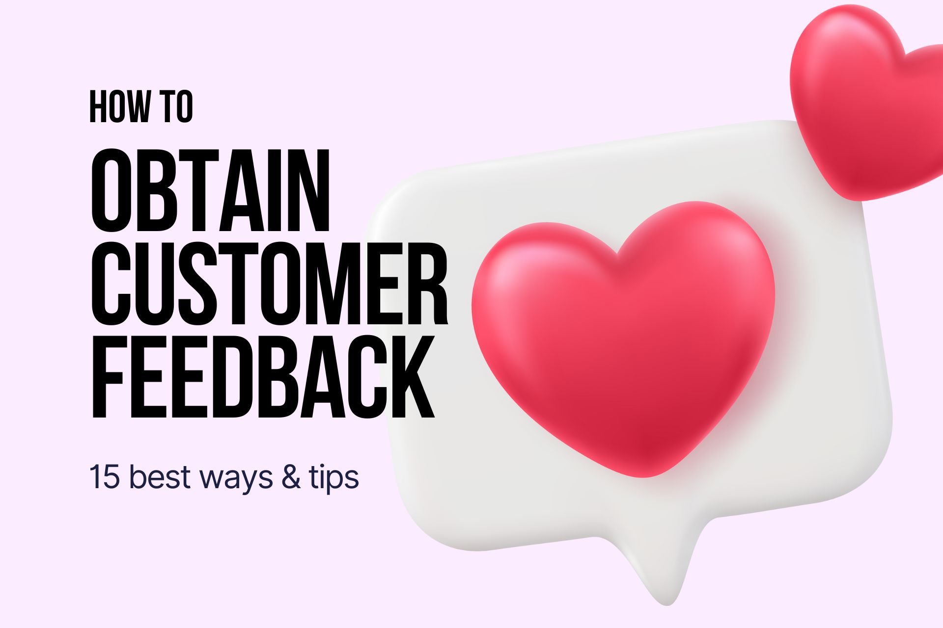 how to obtain customer feedback