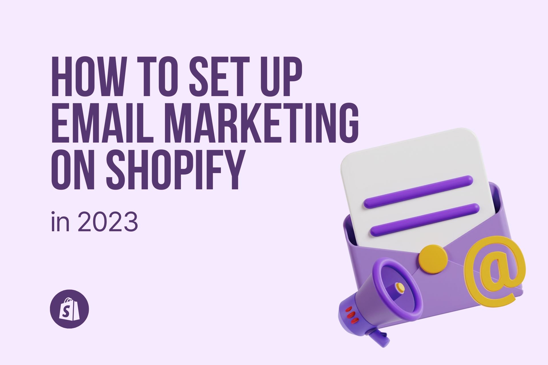 how to set up email marketing on shopify