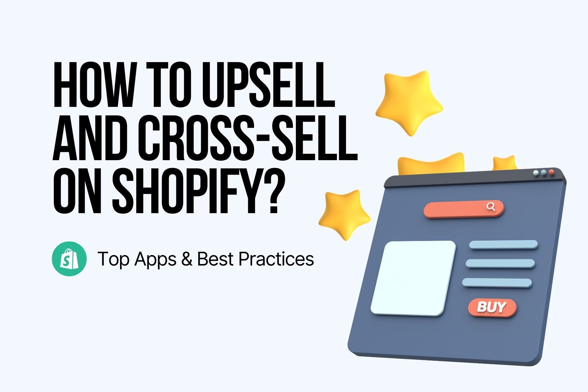 how to upsell and cross sell on shopify
