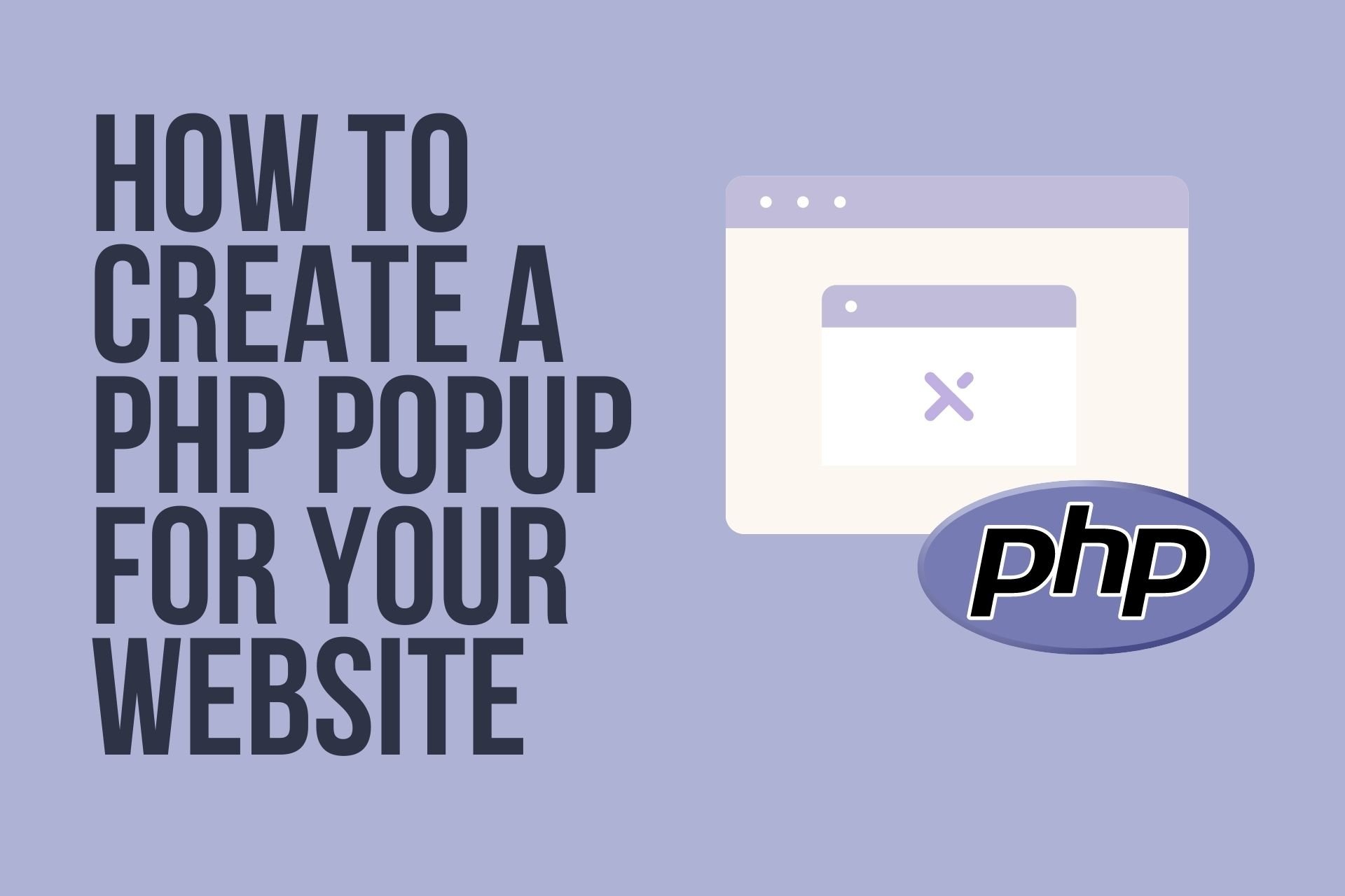 php popup