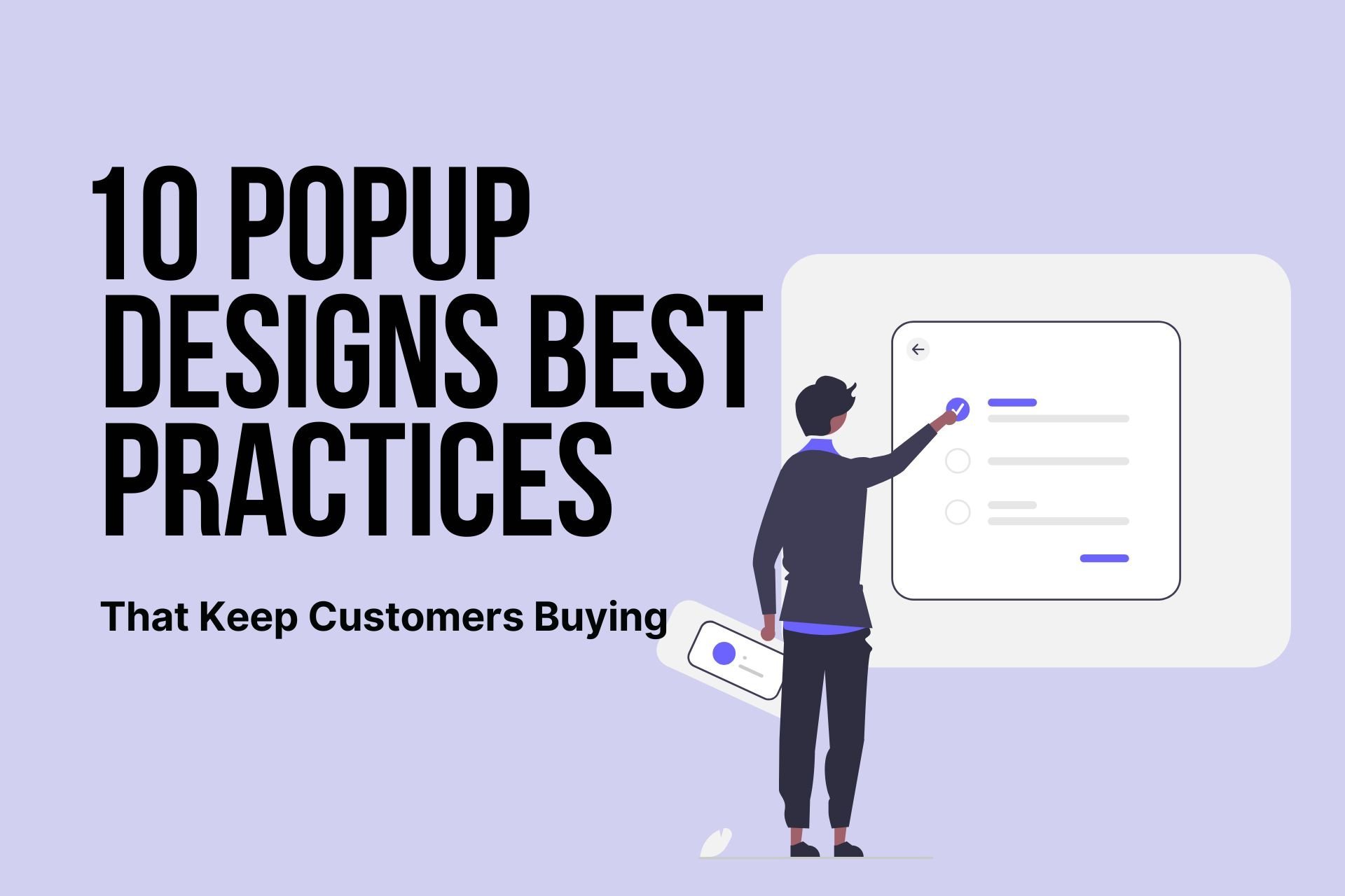 popup design best practices