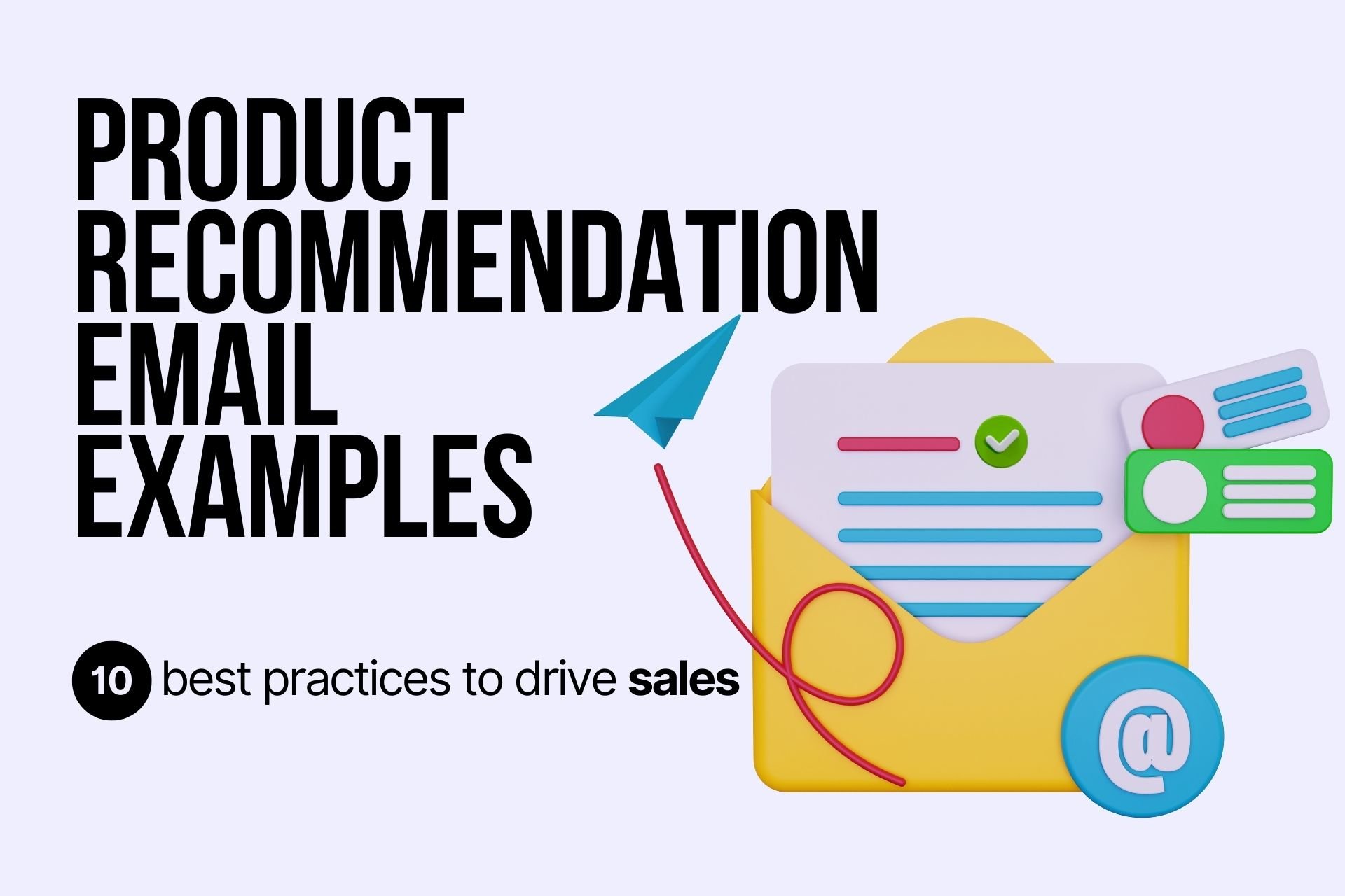 product recommendation email examples
