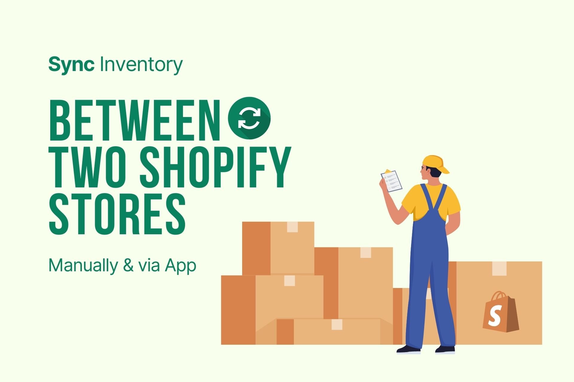sync inventory between two shopify stores