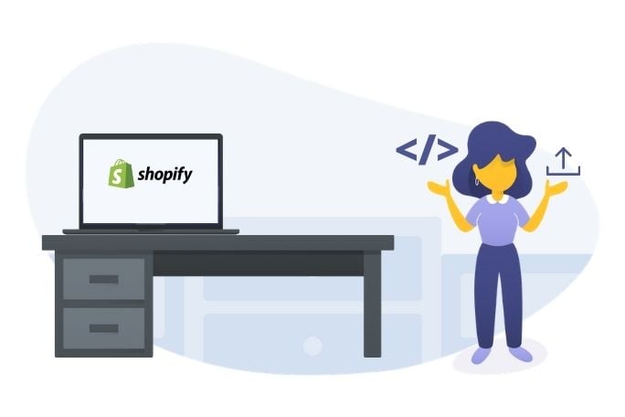 how to upload html file to shopify