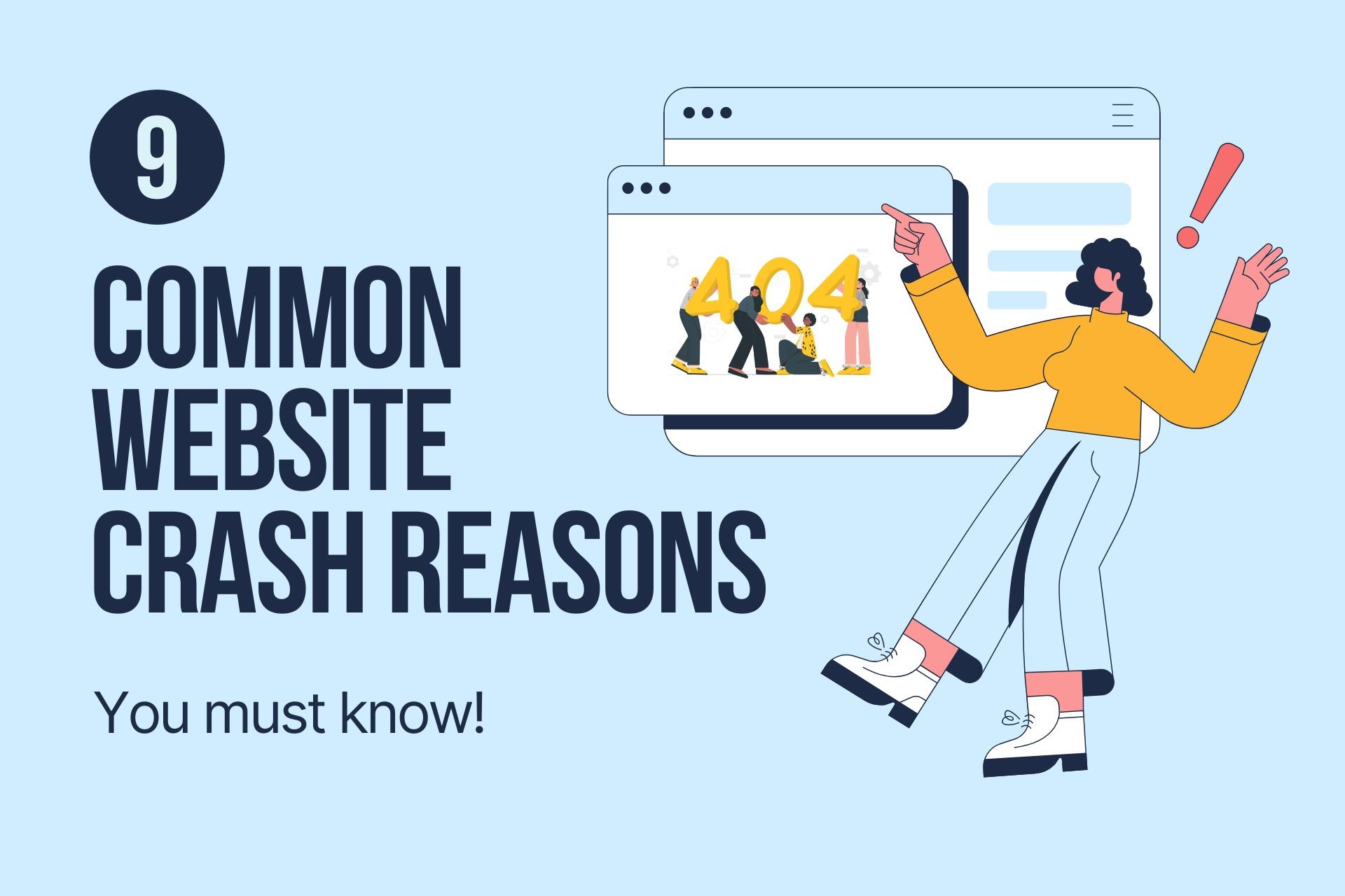 website crash reasons