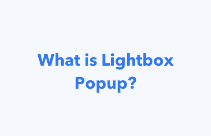 what is lightbox popup?