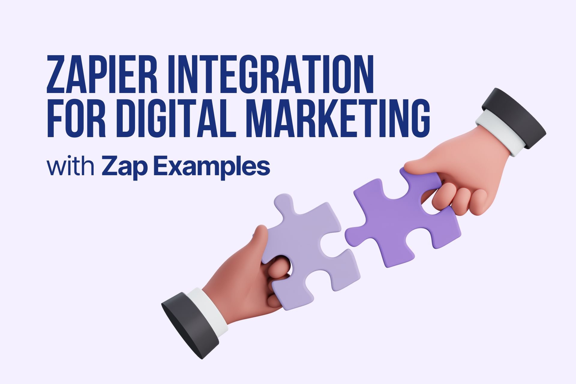 zapier integration for digital marketing zap examples for digital marketers zapier logo a girl trying to create a zap from her computer and sitting on stairs