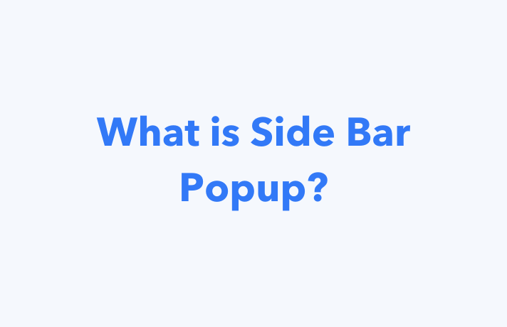 definition and best practices of sidebar poup